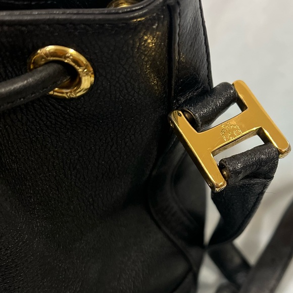 MCM Black Leather Bucket Bag. Pre❣️ - Picture 3 of 11